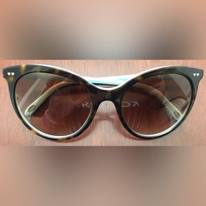 Tiffany & Co. Tortoise Shell Cateye Sunglasses and Case